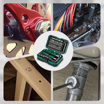 🔥50% ΕΚΠΤΩΣΗ! 🔥 Σετ φορητών και πολυλειτουργικών κατσαβιδιών 40 τεμαχίων