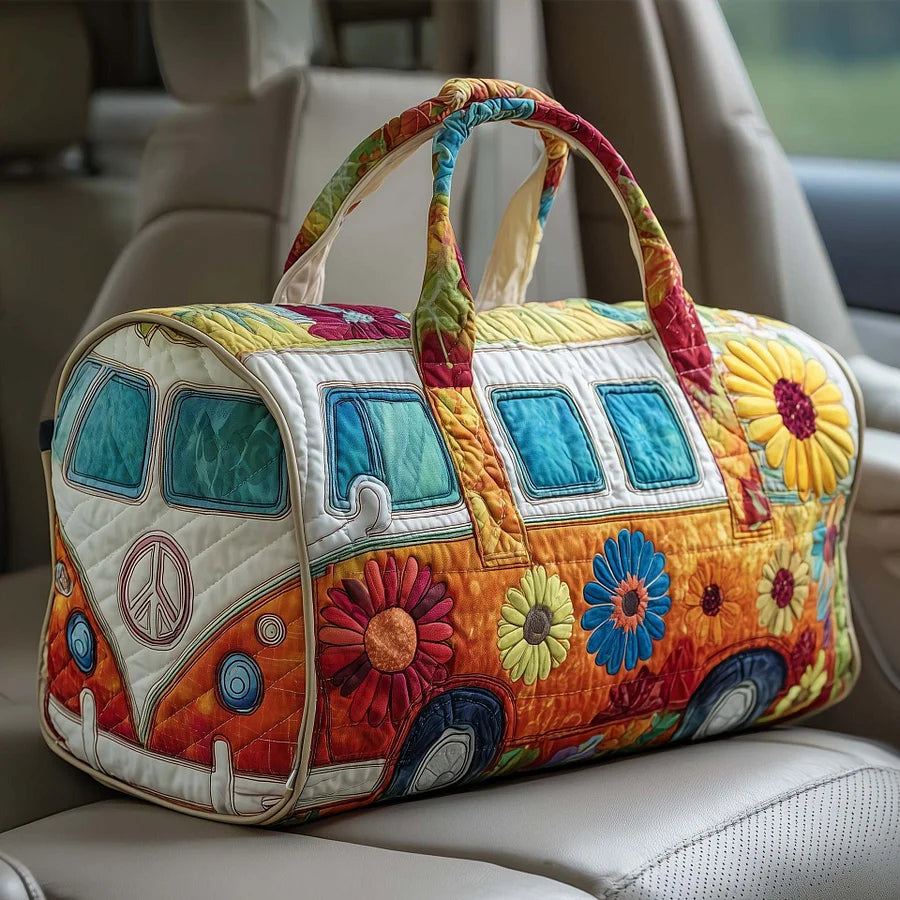 Τσάντα ταξιδιού Hippie Van με επένδυση