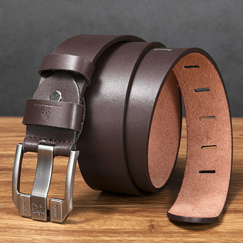 📢😍【Αγοράστε 1 και πάρτε 1 δωρεάν】δύο για 27 €——Μέση τιμή 13.5 ευρώ🔥Υψηλής ποιότητας ρετρό ανδρική ζώνη, κατασκευασμένη από γνήσιο τζιν και δέρμα, απλή και κομψή.