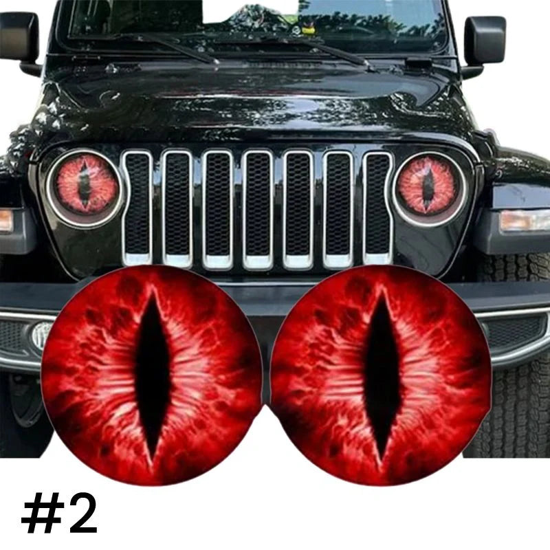 Αυτοκόλλητα προβολέων Beast Eyes