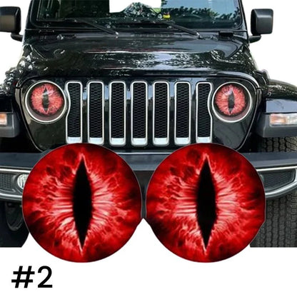 Αυτοκόλλητα προβολέων Beast Eyes