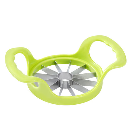 ✅🍏 Πολυλειτουργικός κόφτης φρούτων 2-σε-1 — κόβει & αφαιρεί τον πυρήνα σε 1 κίνηση