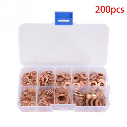 σετ κόκκινου χαλκού παρεμβύσματος με 200pcs