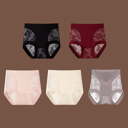 5 είδη για 25 ευρώ---Γυναικεία εσώρουχα υψηλής ελαστικότητας από δαντέλα χωρίς ραφές για έλεγχο κοιλιάς, σλιπ για διαμόρφωση και ανόρθωση γλουτών