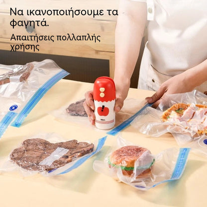 🥩✨Συσκευή κενού 3 σε 1 | Διατηρεί τα τρόφιμα φρέσκα για περισσότερο