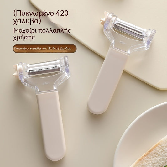 🥔✨Πολυλειτουργικός περιστρεφόμενος αποφλοιωτής | Ξεφλούδισμα χωρίς κόπο