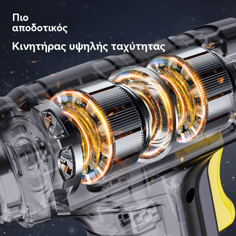 🚗💨🔥Πολυλειτουργικός ασύρματος φορητός φουσκωτής ελαστικών αυτοκινήτου με ψηφιακή οθόνη