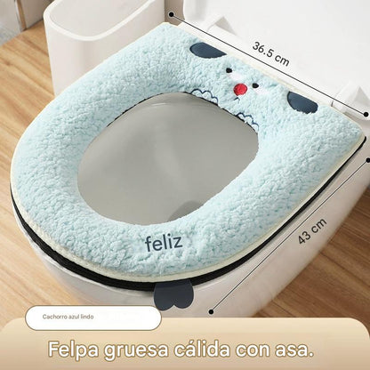 🔥🚽🔥 2 τεμάχια μόνο με 26€✅Αγοράστε 1 και πάρτε 1 δωρεάν🎁Ζεστά χειμωνιάτικα καλύμματα τουαλέτας με επένδυση από φλις