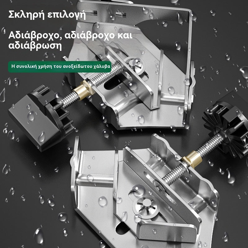 🛠️ Ανοξείδωτος γωνιακός σφιγκτήρας ξυλουργικής｜Τέλεια γωνία με ένα σφίξιμο 📐 Πολύ σταθερός 🔥