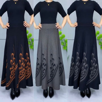 👗🎀【S-3XL】Φούστα Midi από Μάλλινη Μόδα Φθινοπώρου/Χειμώνα, Κομψή και Ευέλικτη