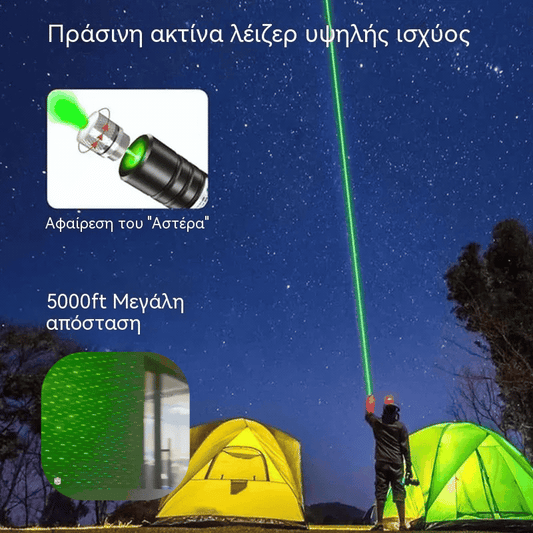 🔦Κόκκινος και πράσινος δείκτης λέιζερ μονού σημείου με αυτόματη λειτουργία ισοστάθμισης