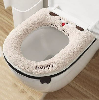 🔥🚽🔥 2 τεμάχια μόνο με 26€✅Αγοράστε 1 και πάρτε 1 δωρεάν🎁Ζεστά χειμωνιάτικα καλύμματα τουαλέτας με επένδυση από φλις