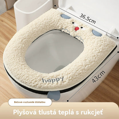 🔥🚽🔥 2 τεμάχια μόνο με 26€✅Αγοράστε 1 και πάρτε 1 δωρεάν🎁Ζεστά χειμωνιάτικα καλύμματα τουαλέτας με επένδυση από φλις