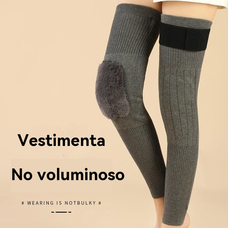 🦵【1 ζευγάρι 23 ευρώ】🔥 Μακριά χειμερινά θερμικά επιγονατίδες – Ανακούφιση από το κρυολόγημα και τον πόνο στις αρθρώσεις, ζεστά και αντιολισθητικά