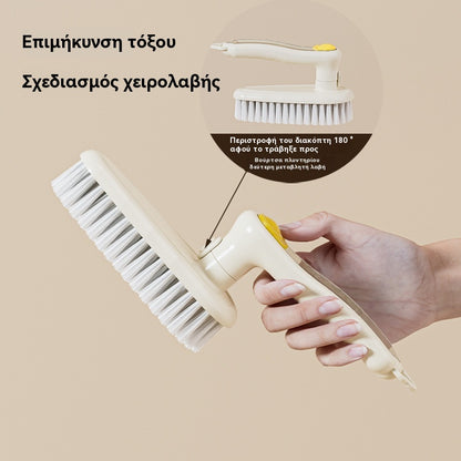 【Αγοράστε ένα και πάρτε ένα δωρεάν】✨Περιστρεφόμενη βούρτσα καθαρισμού με δοχείο 2 σε 1✨Για ρούχα και παπούτσια