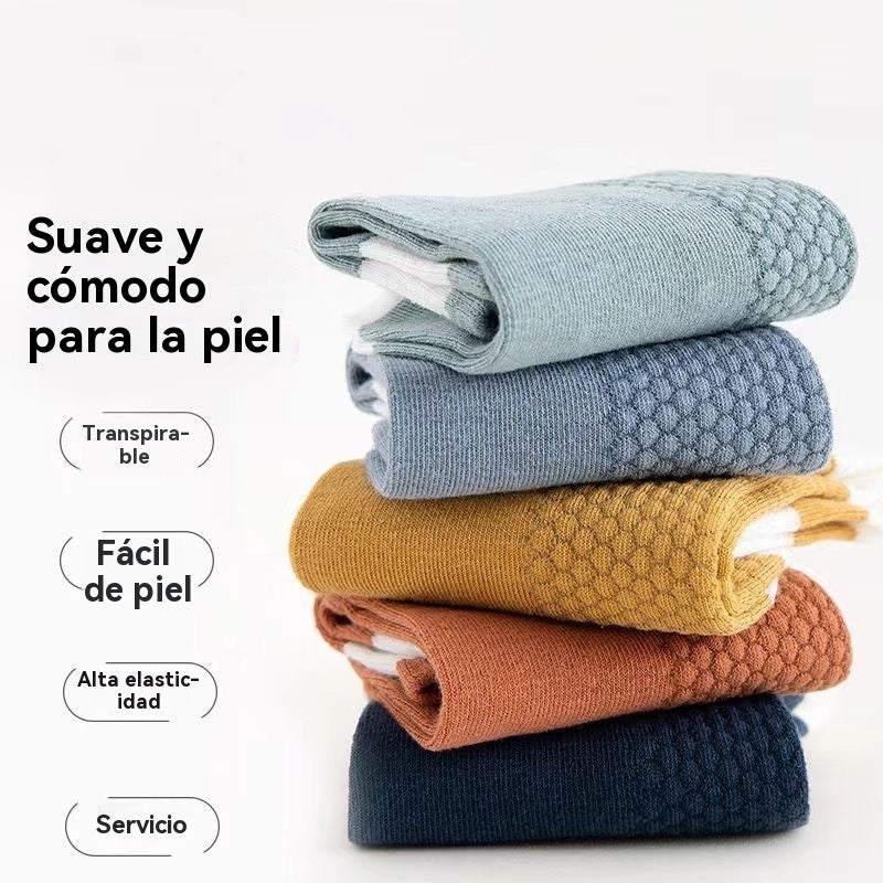 【10 ζευγάρια】🧦🌈Ανδρικές αθλητικές κάλτσες μεσαίας γάμπας, αναπνεύσιμες και απορροφητικές του ιδρώτα