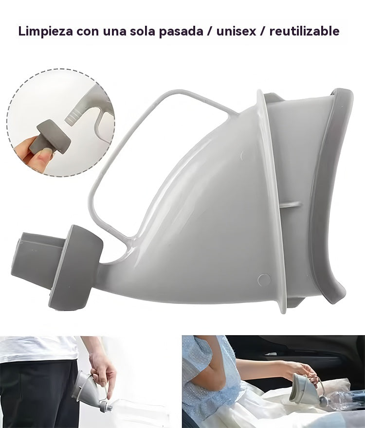 💥2 τεμάχια για 24 ευρώ🚗Unisex ουρητήριο, φορητή τουαλέτα έκτακτης ανάγκης ταξιδιού, χωνί ουρητηρίου για χρήση σε εξωτερικούς χώρους, κάμπινγκ και μέσα στο αυτοκίνητο.
