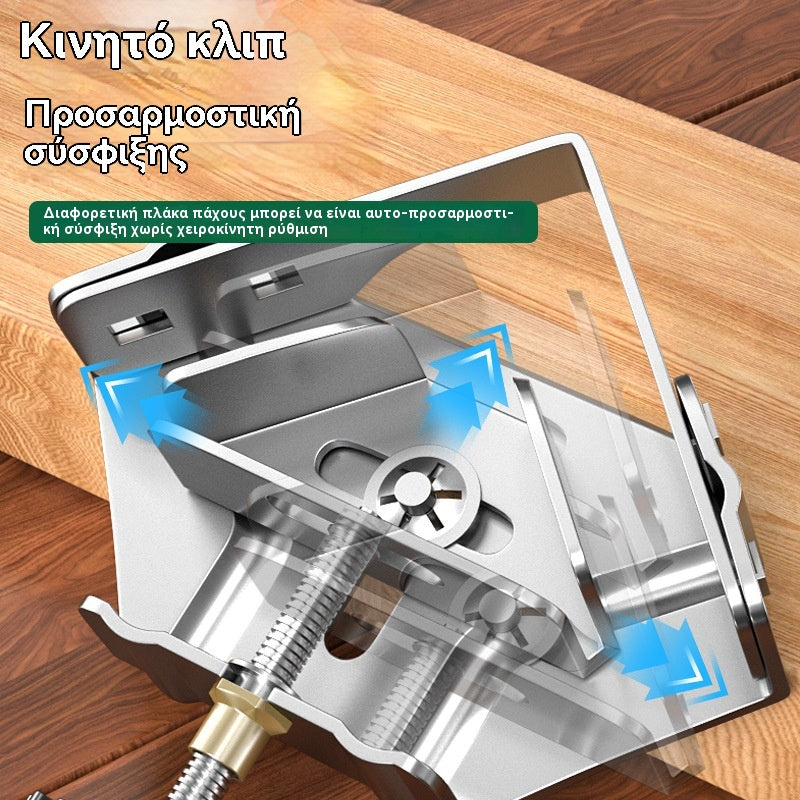 🛠️ Ανοξείδωτος γωνιακός σφιγκτήρας ξυλουργικής｜Τέλεια γωνία με ένα σφίξιμο 📐 Πολύ σταθερός 🔥