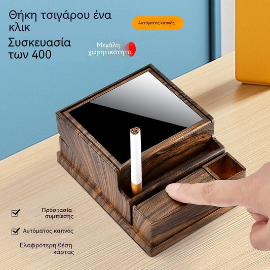 🔥✨Θήκη τσιγάρων με ένα πάτημα | Χωρητικότητα 40 τεμαχίων
