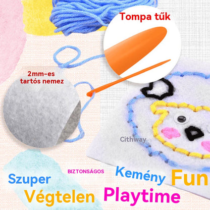 🎨 【Αγοράστε 2, πάρτε 2 δωρεάν】4 σετ για 28 ευρώ🧸Κιτ DIY για κουτί παιχνιδιών ραπτικής