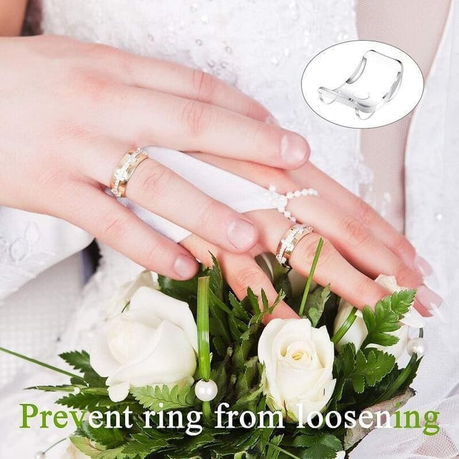 2 σετ (16 τεμάχια) 🔥23 ευρώ💍Ρυθμιστής μεγέθους δαχτυλιδιού για χαλαρά δαχτυλίδια