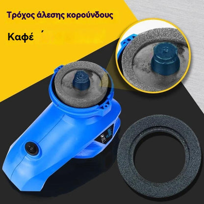 🔩Ηλεκτρική μηχανή λείανσης τρυπανιών οικιακής χρήσης, μηχανή λείανσης με τρυπάνι περιστροφής✅
