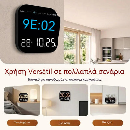 🕰️ Πωλήθηκαν πάνω από 50.000 μονάδες! 🛏️ Περιορισμένης διάρκειας έκπτωση 40%! Ψηφιακό ρολόι για το σπίτι και το γραφείο - απαλό ξύπνημα, πείτε αντίο στα ενοχλητικά ξυπνητήρια! Ρυθμιζόμενη φωτεινότητα, αθόρυβη λειτουργία τη νύχτα.