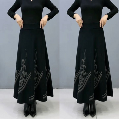 👗🎀【S-3XL】Φούστα Midi από Μάλλινη Μόδα Φθινοπώρου/Χειμώνα, Κομψή και Ευέλικτη