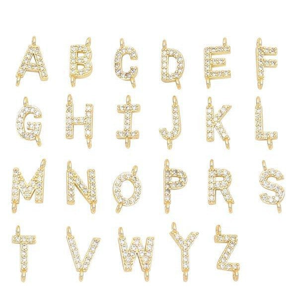 ✨✝️ Προσαρμόσιμο κολιέ με κρύσταλλα και σταυρό γραμμάτων – Κομψό και μοναδικό 🔤💎