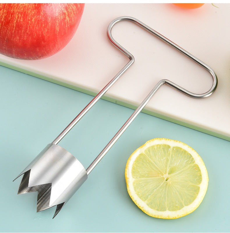 ✨【Αγοράστε ένα, πάρτε ένα δωρεάν】✨Πολυλειτουργικός εκπυρήνας φρούτων και λαχανικών, υλικό τροφίμων για πικρή κολοκύθα και εκπυρήνωση μήλου, συσκευή κουζίνας.