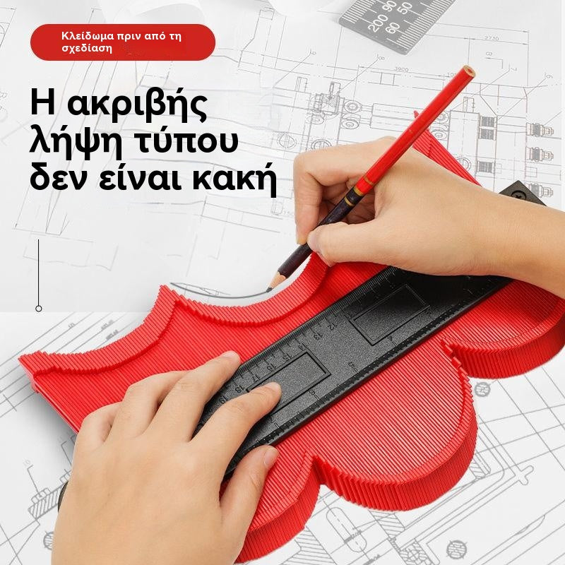 🧰Ειδική προσφορά✨Πολυλειτουργικό εργαλείο αποτύπωσης σχήματος