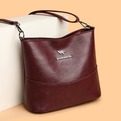 👜👜Τσάντα ώμου/χιαστί μεγάλης χωρητικότητας από γνήσιο δέρμα