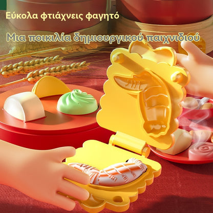👩‍🍳🧒 Σετ παιδικής κουζίνας με πλαστελίνη – δημιουργικό παιχνίδι στο σπίτι!