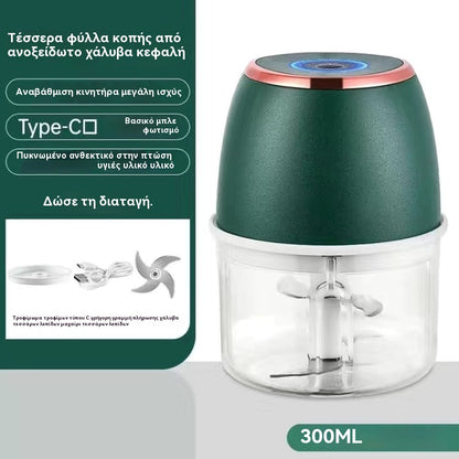 ⚡️🌿 Ισχυρός ηλεκτρικός κόφτης μεγάλης χωρητικότητας – Γρήγορος, σχολαστικός, ευέλικτος! Ιδανικός για υγιεινή διατροφή και βιώσιμο μαγείρεμα. 💪🥦