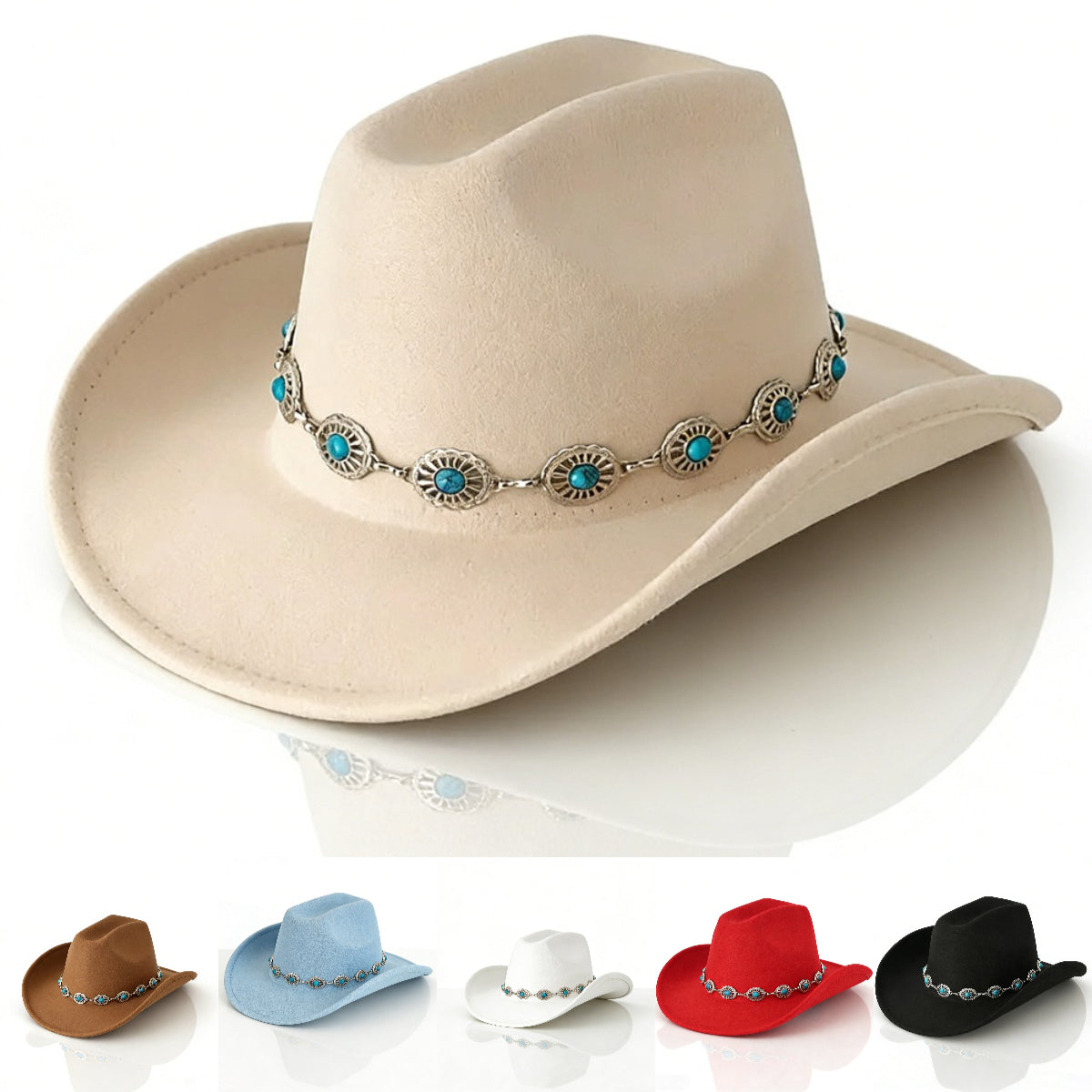 ✨🤠Unisex Καπέλο Μποέμικου Στυλ Cowboy