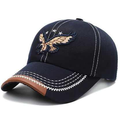 🔥Ειδική προσφορά περιορισμένης διάρκειας🧢Καπέλο του μπέιζμπολ με κέντημα και φτερό, unisex, για όλες τις εποχές.