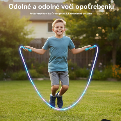 🏃🌈【Αγοράστε 2, πάρτε 2 δωρεάν】4 είδη για 25 ευρώ🌈 Σχοινάκι LED με φωτισμό για παιδιά