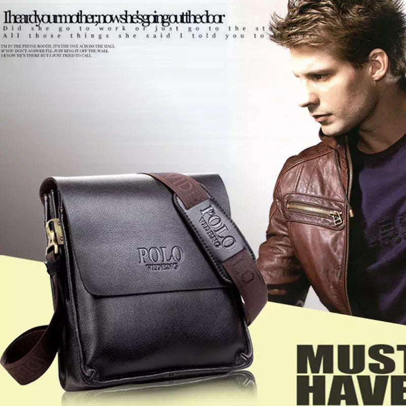 👜 Casual μόδας τσάντα από δέρμα αγελάδας για άνδρες