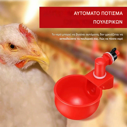 【30%OFF】🐔🔥【Αγοράστε 5 και πάρτε 5 δωρεάν】10 είδη👍Αυτόματο μπολ νερού για πουλερικά, δεν απαιτείται χειροκίνητη τροφοδοσία