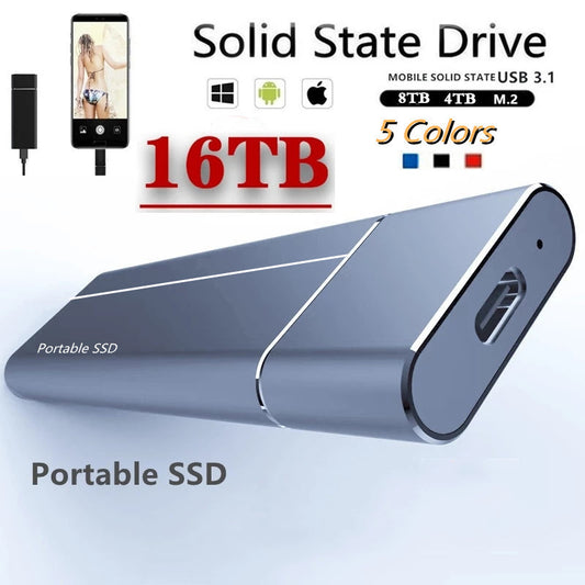 Μικρός κινητός δίσκος SSD 16TB