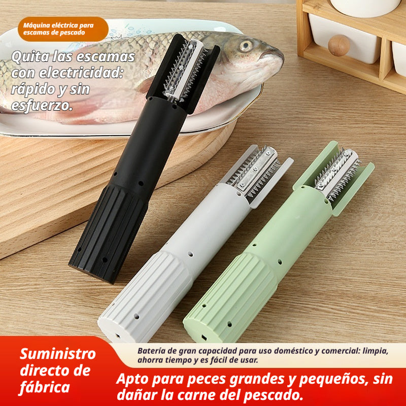 🐠Πλήρως αυτόματο, χειροκίνητο ηλεκτρικό ζυγαράκι ψαριών για οικιακή χρήση, με λεπίδα από ανοξείδωτο ατσάλι.