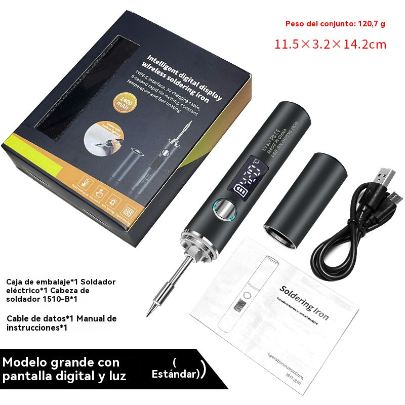 🔥🧰Νέο φορητό ασύρματο κολλητήρι USB με ψηφιακή οθόνη για συγκόλληση και επισκευή