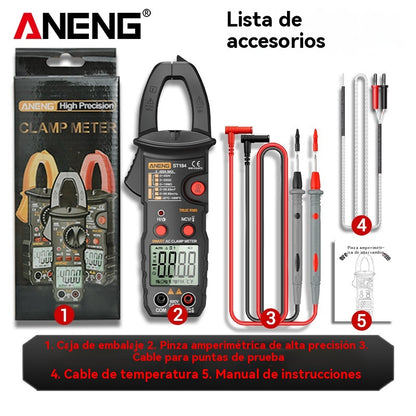 🔥【Προσφορά περιορισμένης διάρκειας】🛠️Έξυπνη ψηφιακή αμπεροτσιμπίδα, πολυλειτουργική αμπεροτσιμπίδα ηλεκτρολόγου✅Αυτοματοποιημένη αμπεροτσιμπίδα υψηλής ακρίβειας✅ Πλήρως αυτόματη αναγνώριση.