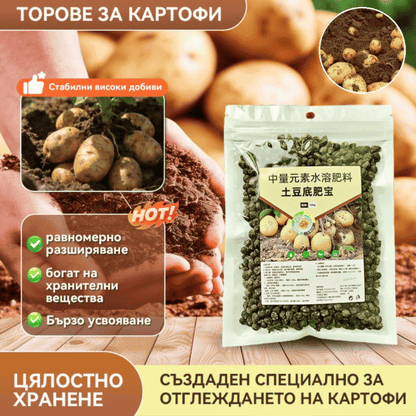 【30%OFF】🍎🥔🧄🥔🌱[500g] Διαλυτό Διαφυλλικό Λίπασμα | Κατάλληλο για πατάτες, φιστίκια, γλυκοπατάτες, ραπανάκια, τάρο και κρεμμύδια - Προωθεί την ανάπτυξη των ριζών και αυξάνει την απόδοση