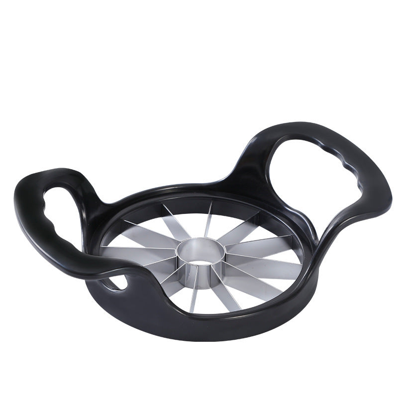 ✅🍏 Πολυλειτουργικός κόφτης φρούτων 2-σε-1 — κόβει & αφαιρεί τον πυρήνα σε 1 κίνηση