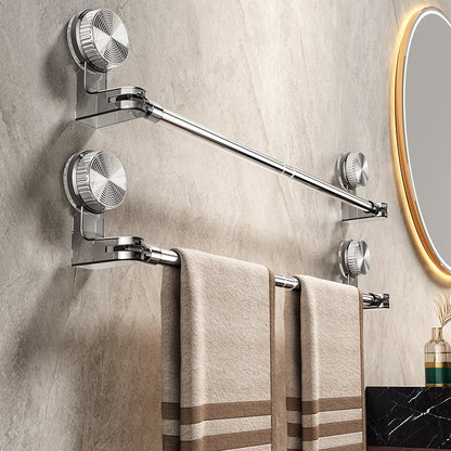 🎁✨🚿Ελαφρύς σχεδιασμός χωρίς τρυπήματα — Αναδιπλούμενη βάση πετσετών με βεντούζα