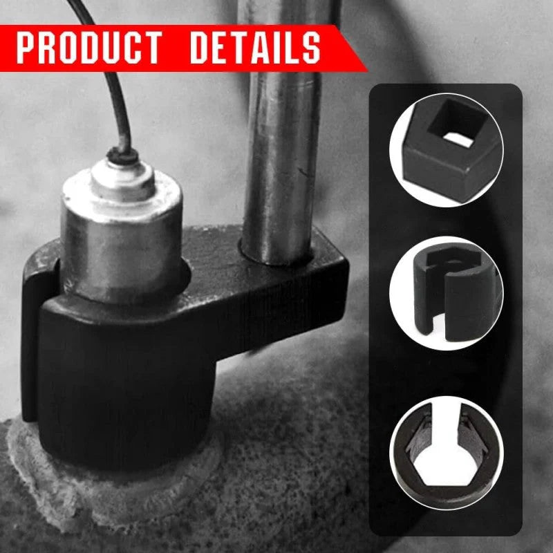 🔧Κιτ επισκευής σπειρώματος αισθητήρα οξυγόνου αυτοκινήτου 5 τεμαχίων και μανίκι πόλωσης