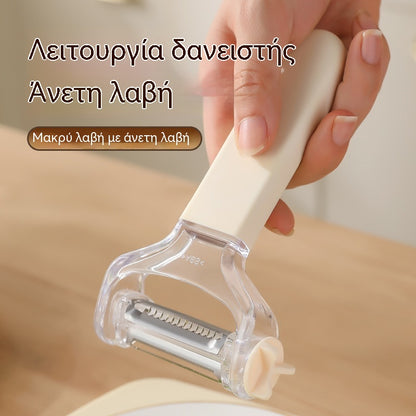 🥔✨Πολυλειτουργικός περιστρεφόμενος αποφλοιωτής | Ξεφλούδισμα χωρίς κόπο