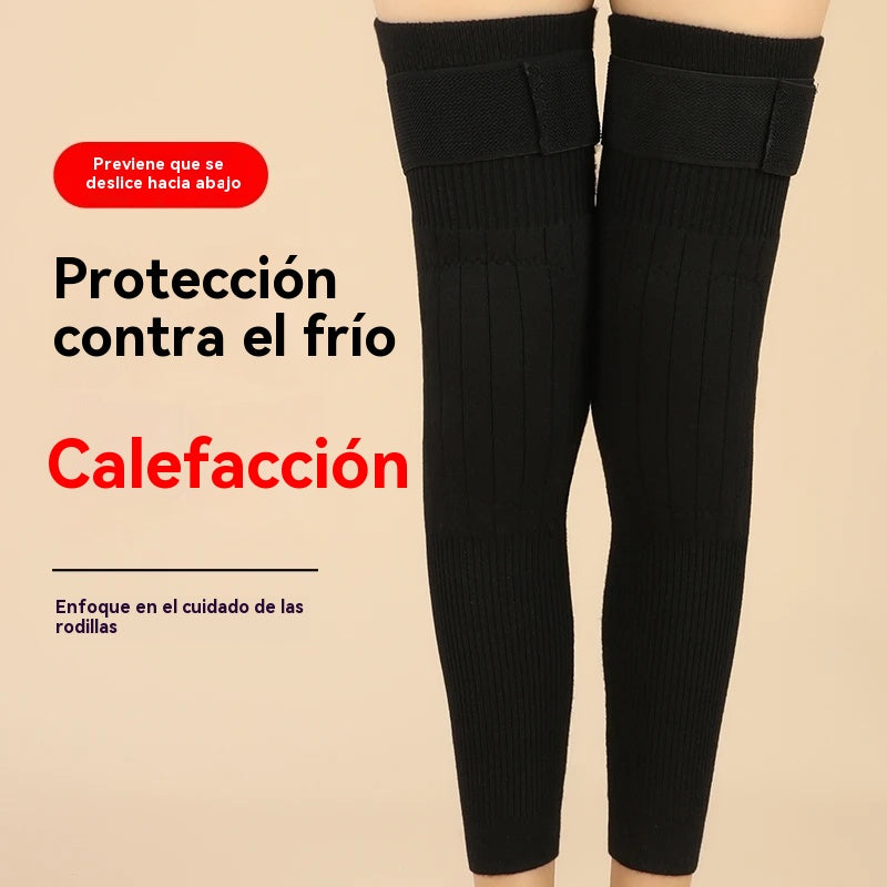 🦵【1 ζευγάρι 23 ευρώ】🔥 Μακριά χειμερινά θερμικά επιγονατίδες – Ανακούφιση από το κρυολόγημα και τον πόνο στις αρθρώσεις, ζεστά και αντιολισθητικά