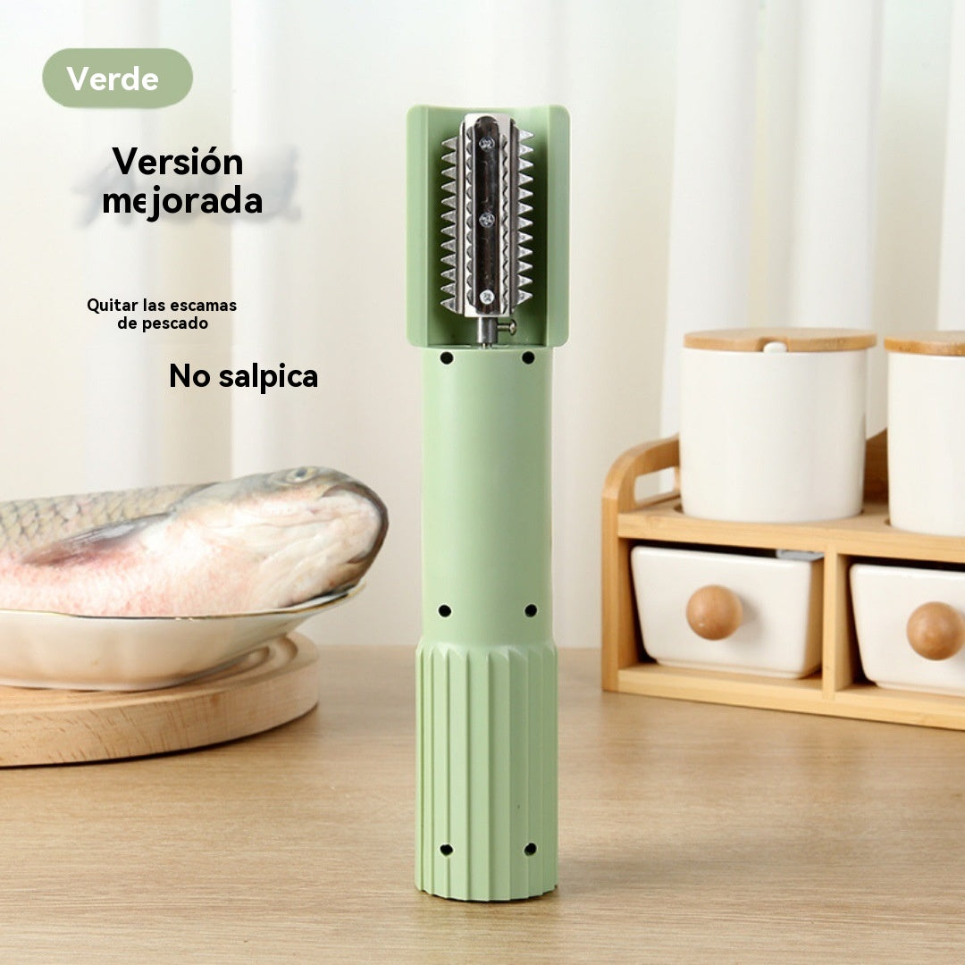 🐠Πλήρως αυτόματο, χειροκίνητο ηλεκτρικό ζυγαράκι ψαριών για οικιακή χρήση, με λεπίδα από ανοξείδωτο ατσάλι.